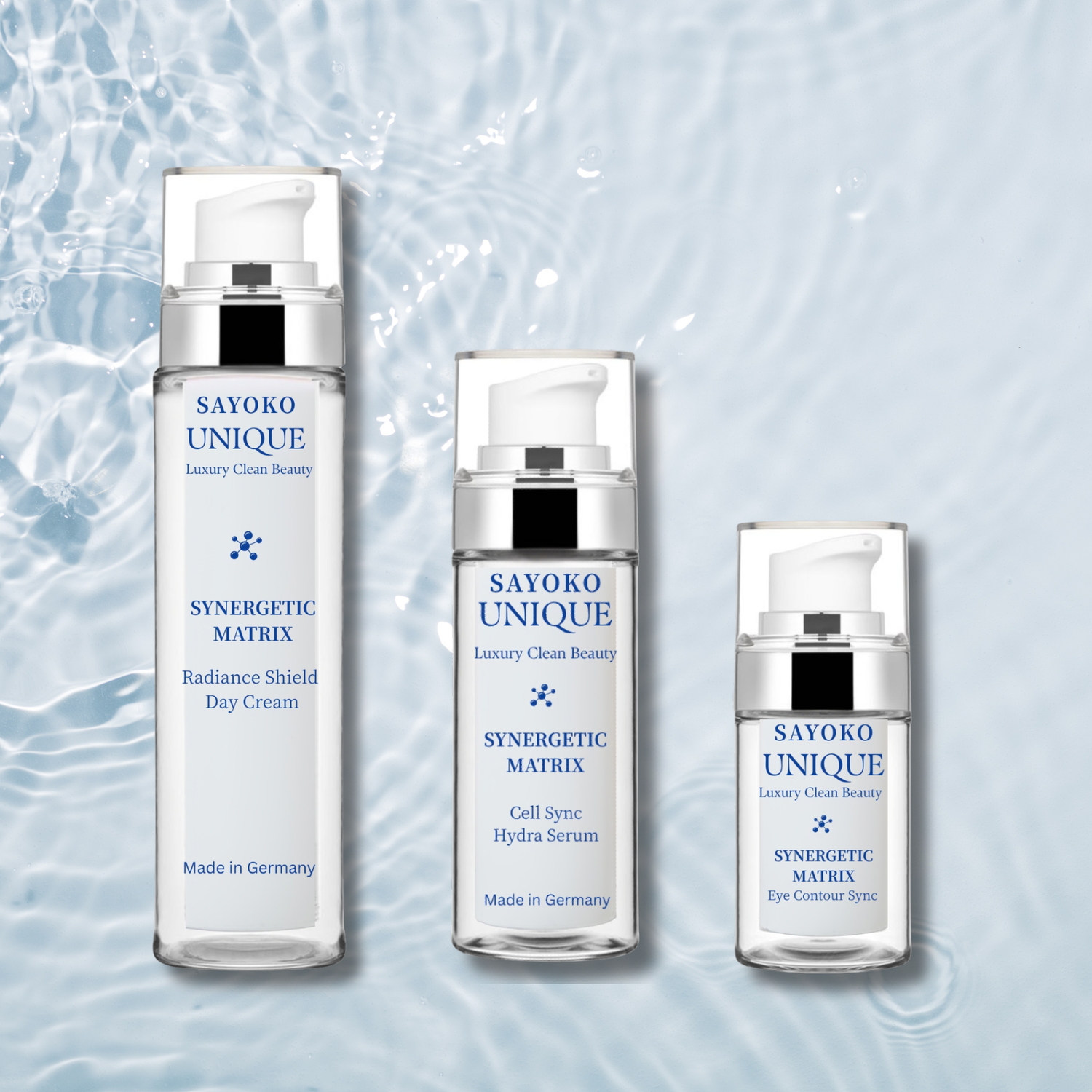 Sayoko Unique Synergetic Matrix Cell-Sync Hydra Serum für multi-level hydration skincare